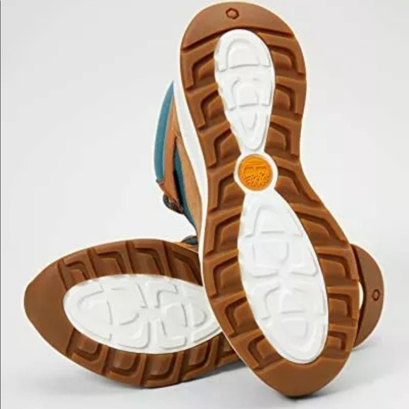 Timberland Women's Boroughs F/L Mid Waterproof Sneakers Rust Nubuck - Picture 5 of 6